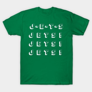 JETS Jets! Jets! Jets!  NY Jets Football Team Chant T-Shirt